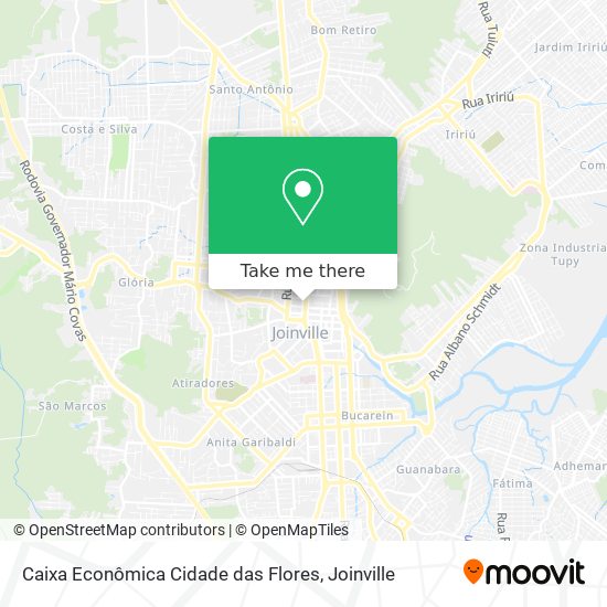 Caixa Econômica Cidade das Flores map