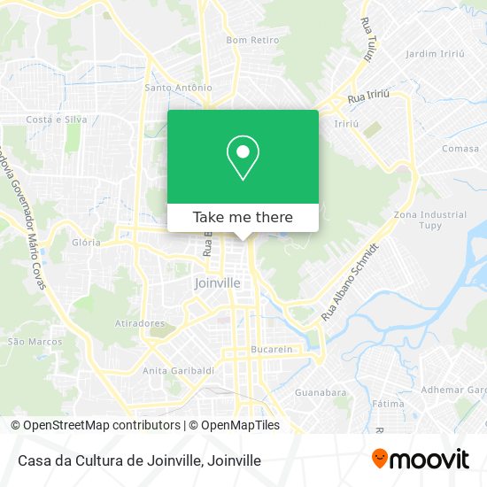 Casa da Cultura de Joinville map