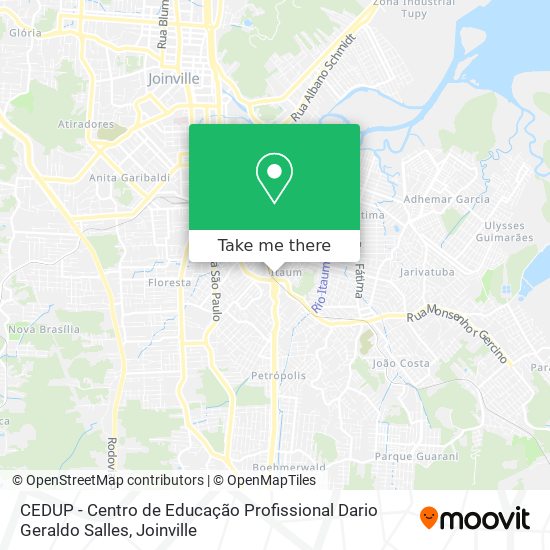CEDUP - Centro de Educação Profissional Dario Geraldo Salles map