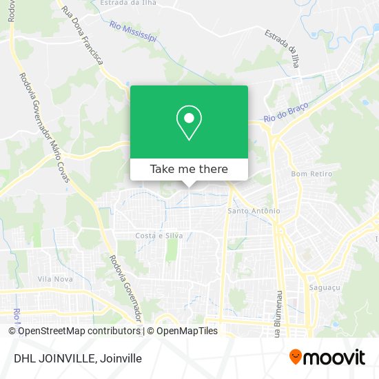 DHL JOINVILLE map