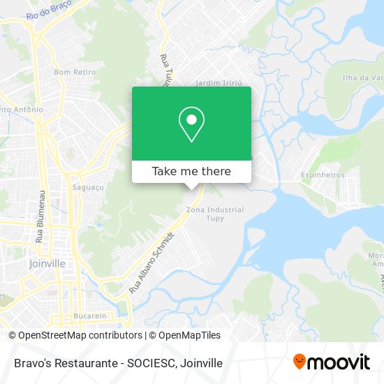 Bravo's Restaurante - SOCIESC map