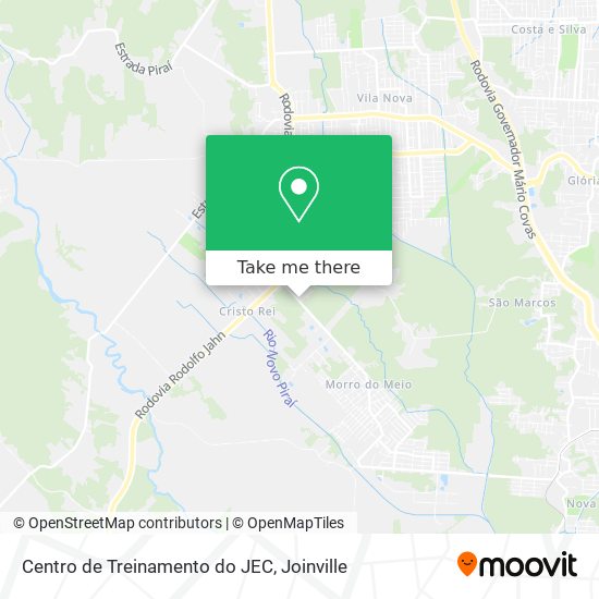 Centro de Treinamento do JEC map