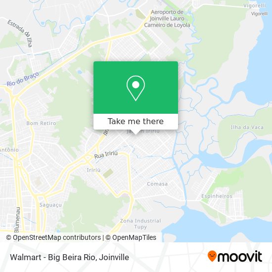 Mapa Walmart - Big Beira Rio