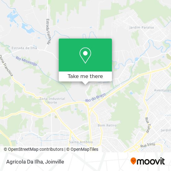 Agrícola Da Ilha map