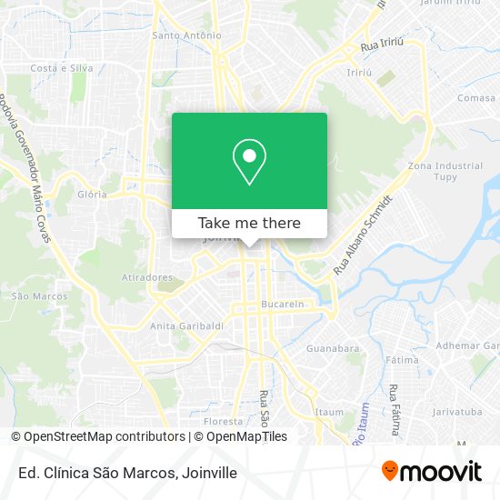 Ed. Clínica São  Marcos map