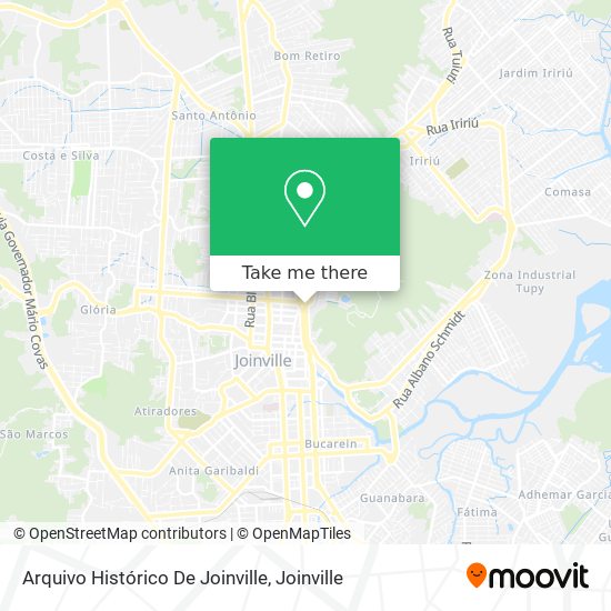 Arquivo Histórico De Joinville map