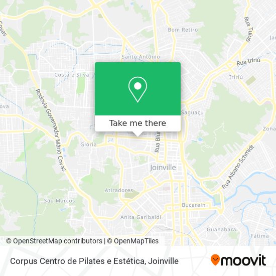 Corpus Centro de Pilates e Estética map