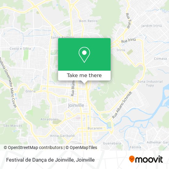 Festival de Dança de Joinville map