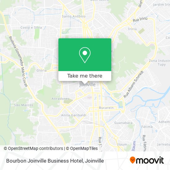 Bourbon Joinville Business Hotel map