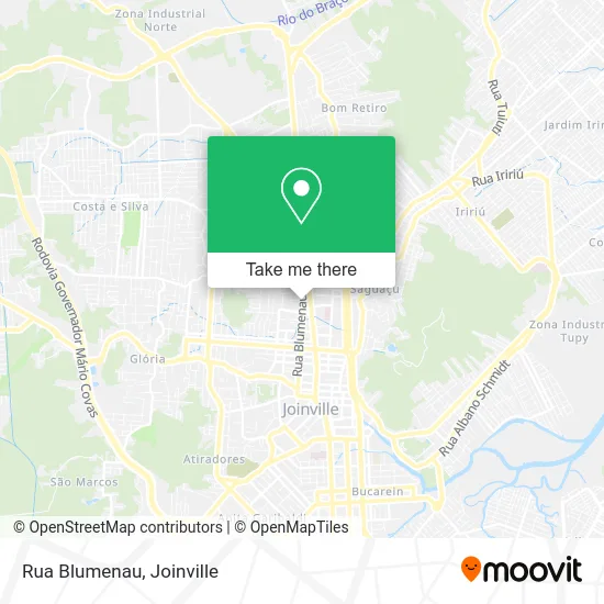 Rua Blumenau map