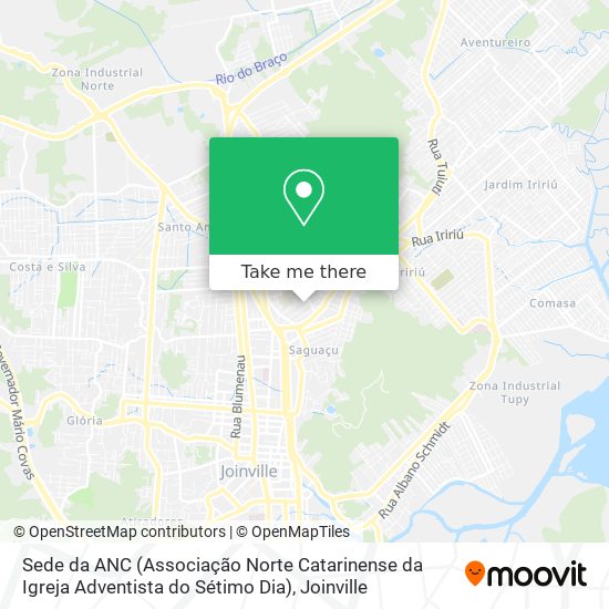 Sede da ANC (Associação Norte Catarinense da Igreja Adventista do Sétimo Dia) map