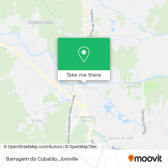 Barragem do Cubatão map
