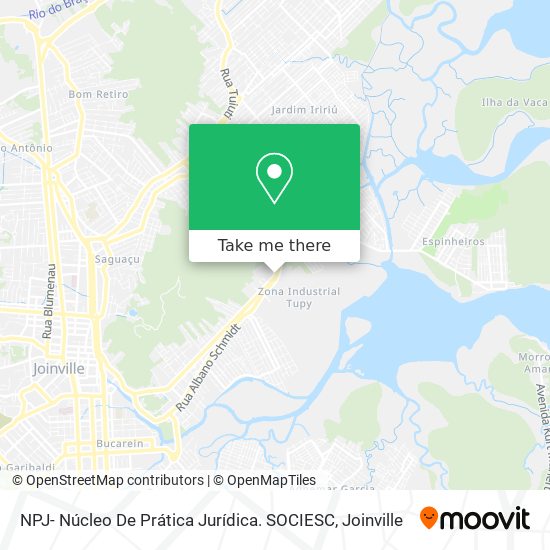 NPJ- Núcleo De Prática Jurídica. SOCIESC map