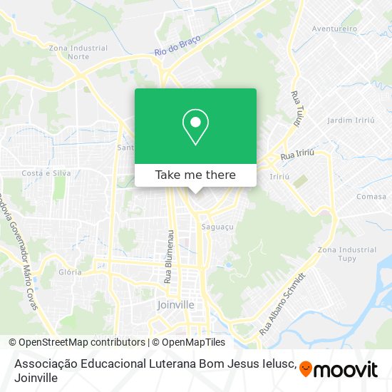 Associação Educacional Luterana Bom Jesus Ielusc map