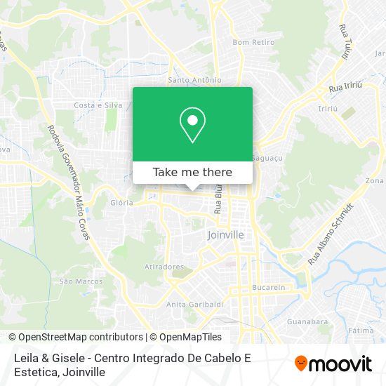 Mapa Leila & Gisele - Centro Integrado De Cabelo E Estetica