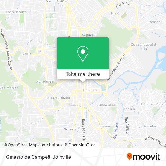 Ginasio da Campeã map