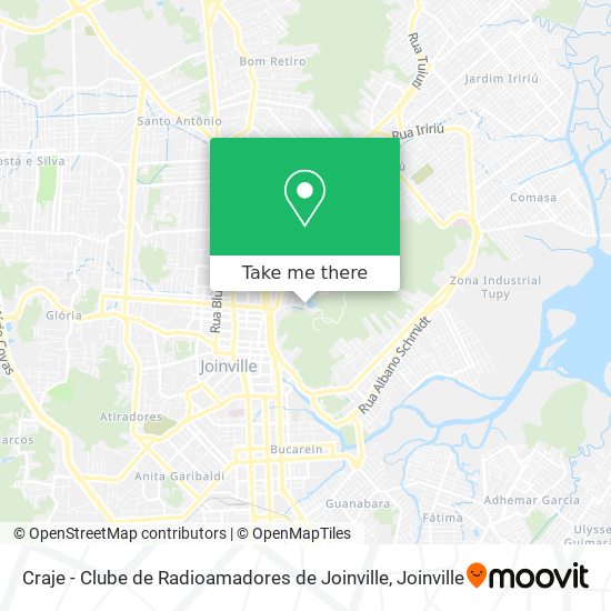 Craje - Clube de Radioamadores de Joinville map