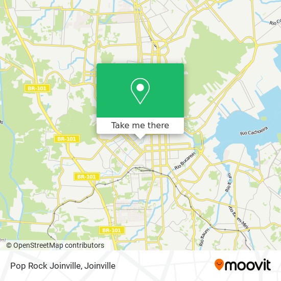 Pop Rock Joinville map