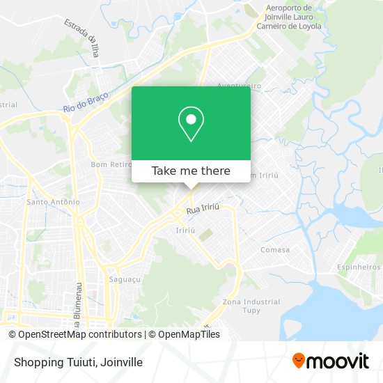 Shopping Tuiuti map