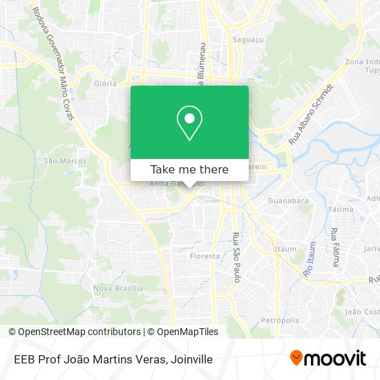 EEB Prof João Martins Veras map