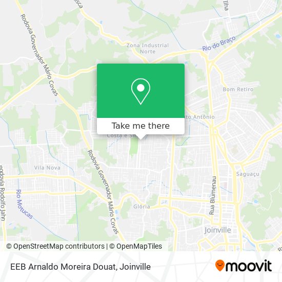 EEB Arnaldo Moreira Douat map