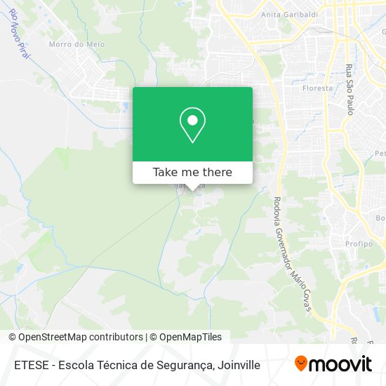 ETESE - Escola Técnica de Segurança map