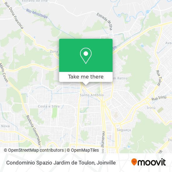 Mapa Condomínio Spazio Jardim de Toulon