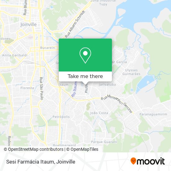 Sesi Farmácia Itaum map