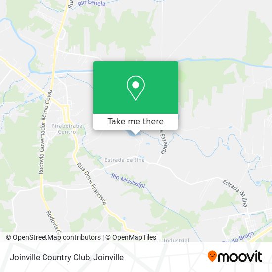 Joinville Country Club map
