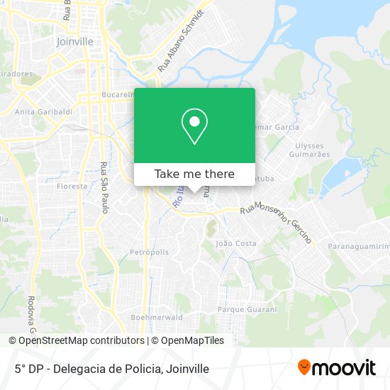 5° DP - Delegacia de Policia map