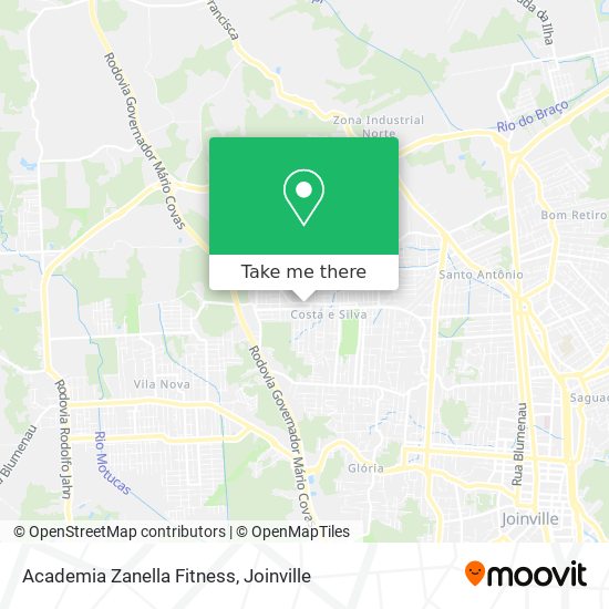 Academia Zanella Fitness map
