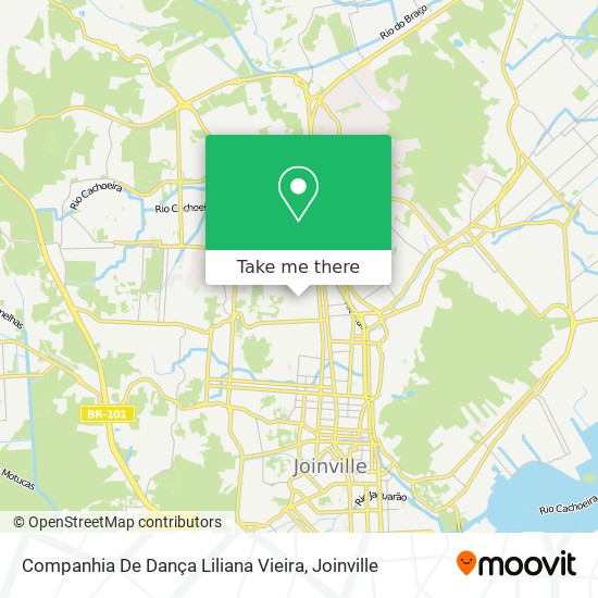 Mapa Companhia De Dança Liliana Vieira