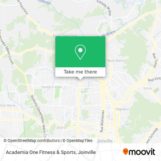 Academia One Fitness & Sports map