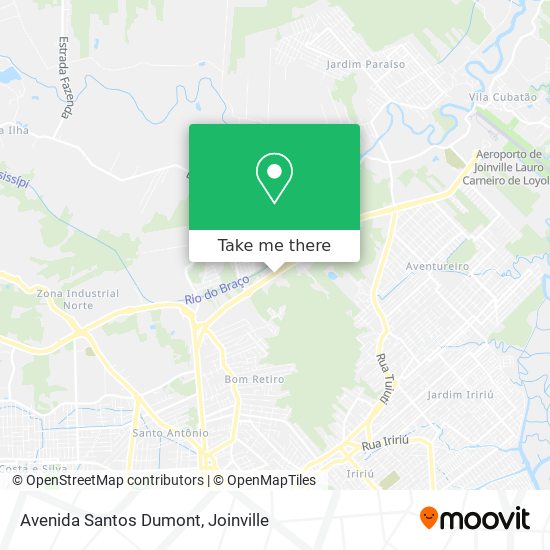 Avenida Santos Dumont map