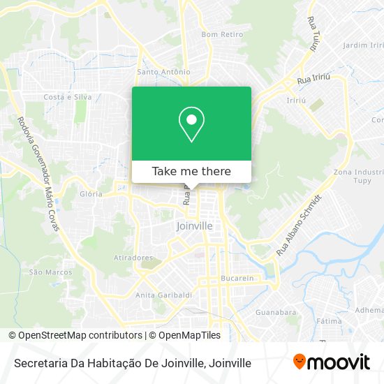 Mapa Secretaria Da Habitação De Joinville