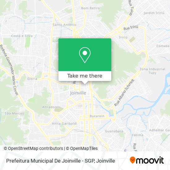 Mapa Prefeitura Municipal De Joinville - SGP