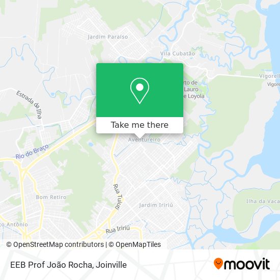 EEB Prof João Rocha map
