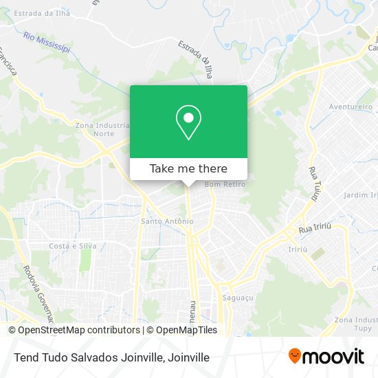Tend Tudo Salvados Joinville map