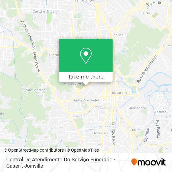 Central De Atendimento Do Serviço Funerário - Caserf map