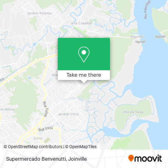 Supermercado Benvenutti map