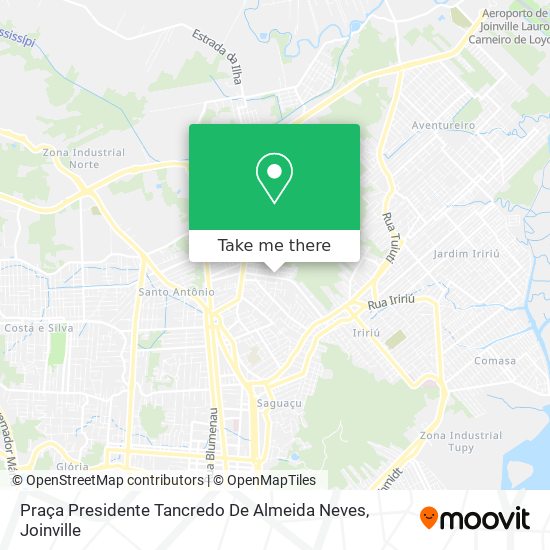 Praça Presidente Tancredo De Almeida Neves map