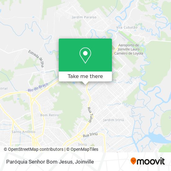 Paróquia Senhor Bom Jesus map