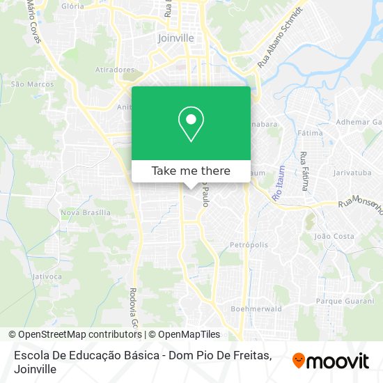 Escola De Educação Básica - Dom Pio De Freitas map
