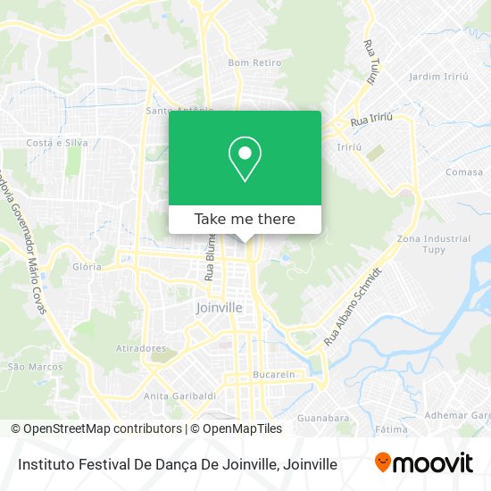 Instituto Festival De Dança De Joinville map