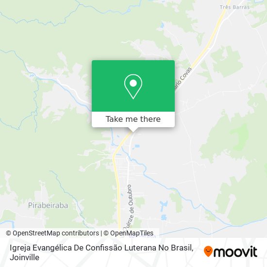Igreja Evangélica De Confissão Luterana No Brasil map