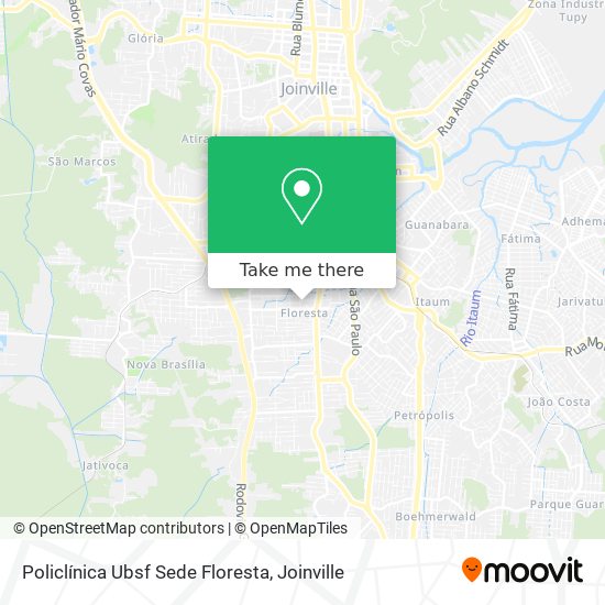 Policlínica Ubsf Sede Floresta map