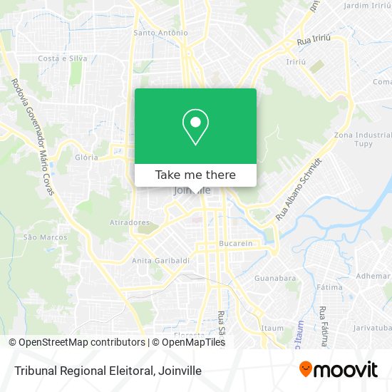 Tribunal Regional Eleitoral map
