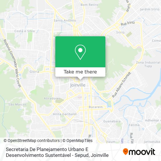 Secretaria De Planejamento Urbano E Desenvolvimento Sustentável - Sepud map
