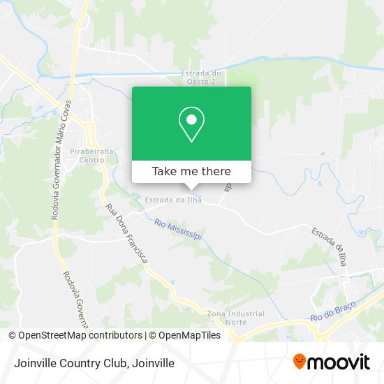 Joinville Country Club map