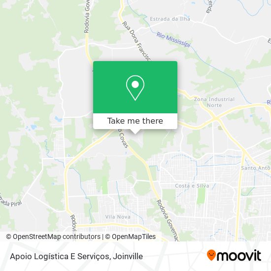 Apoio Logística E Serviços map